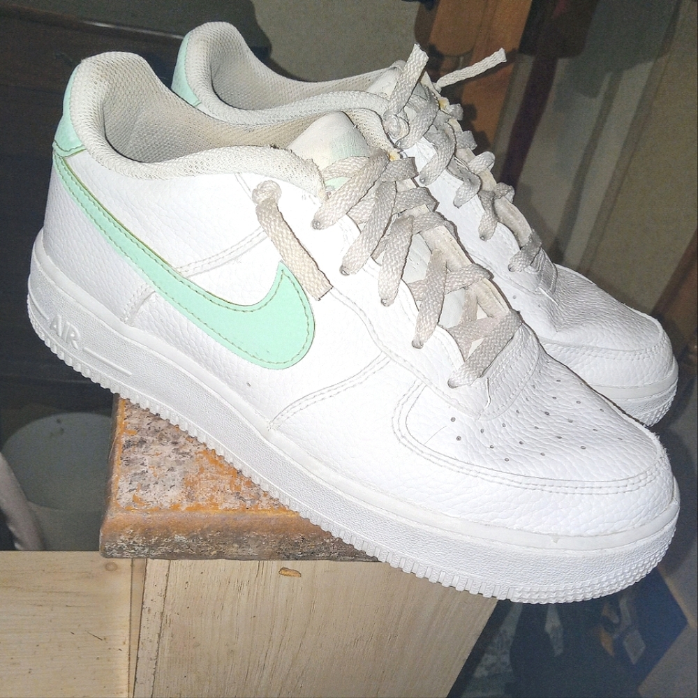 COPY - COPY - Kids Nike Air Force One Sneakers Mint Green White Size 6Y now wit…
